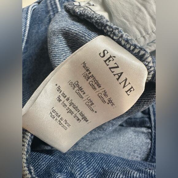 Sezane Leandro Trousers Paper bag Waist Size 36 EUC - Picture 6 of 7